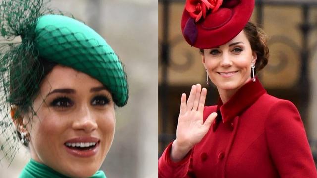 英国王室颜值担当上演红绿巅峰对决。
今天3月9日，英国王室F4出席英联邦服务