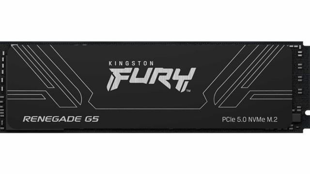 金士顿FURY Renegade G5开售：旗下首款消费级PCIe 5.0 