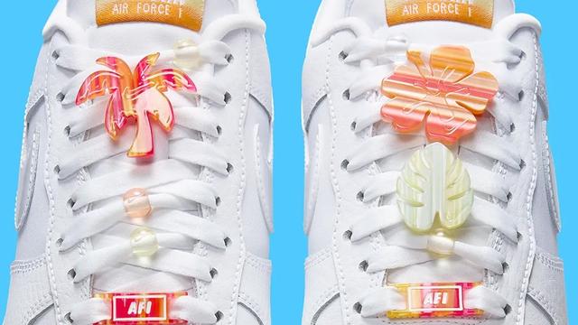 鞋带扣真可爱！Nike 推出「热带风情」系列！