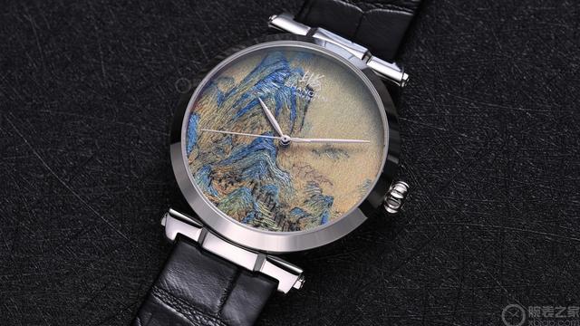 上海表把千年古画戴在手上了，苏绣表盘太美了