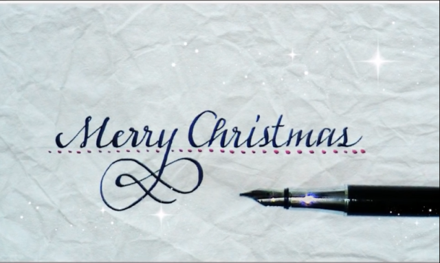 花体字怎么写，英文花体字怎么写（Christmas花体教程）