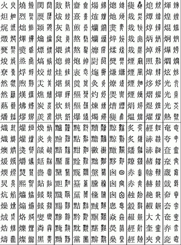 4,楷篆对应检索表(11219个字)偏旁部首:一 礻王偏旁部首:王 艹偏旁