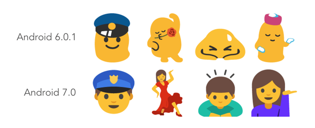 2,玩了这么久的emoji表情包,才知道不同手机牌子长得还不一样