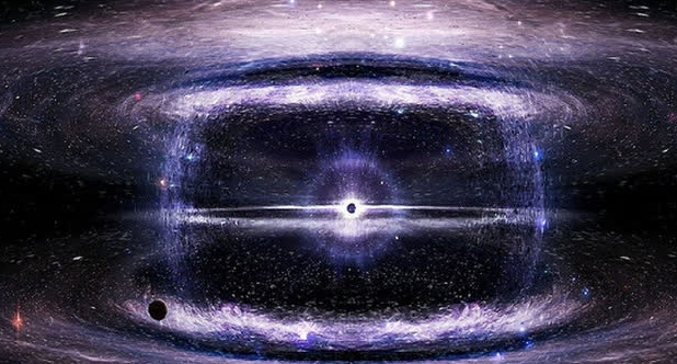 二名宇航员被吸入黑洞，最诡异的天体（如果一个黑洞体积非常大那么他能吸收整个宇宙吗）