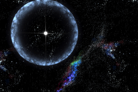 二名宇航员被吸入黑洞，最诡异的天体（如果一个黑洞体积非常大那么他能吸收整个宇宙吗）