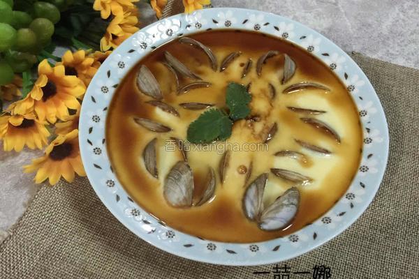 家常蛤蜊蒸蛋做法简单，微波炉蛤蜊炖蛋（蛤蜊炖蛋）