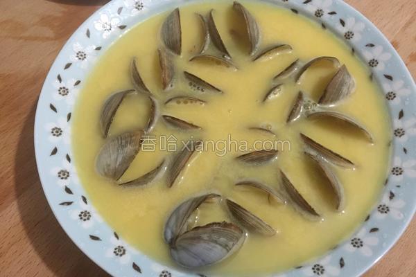 家常蛤蜊蒸蛋做法简单，微波炉蛤蜊炖蛋（蛤蜊炖蛋）