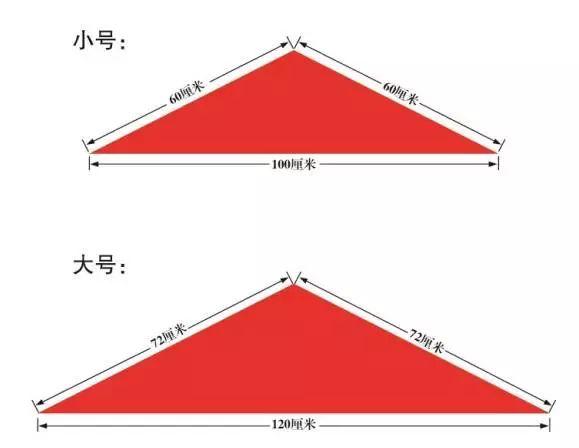 红领巾的形状的图片，红领巾展开是什么形状的（这些知识你都知道吗）