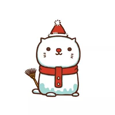 手绘猫图，手绘猫图片头像（手账素材丨可爱的小猫咪怎么画）