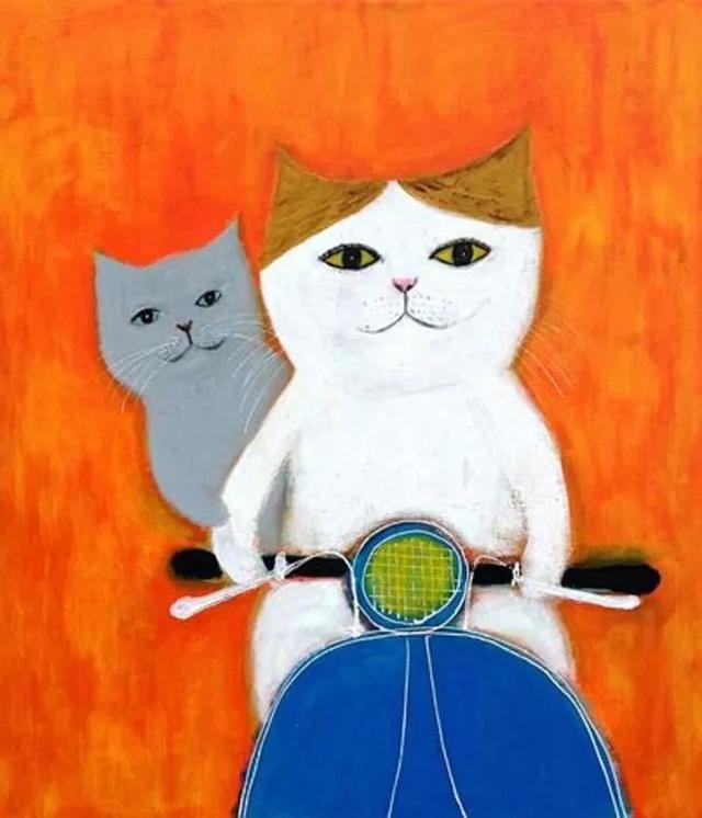 手绘猫图，手绘猫图片头像（手账素材丨可爱的小猫咪怎么画）