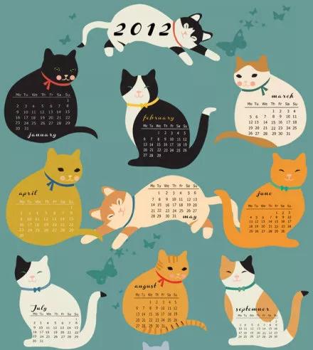 手绘猫图，手绘猫图片头像（手账素材丨可爱的小猫咪怎么画）