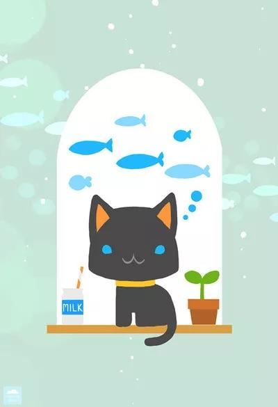 手绘猫图，手绘猫图片头像（手账素材丨可爱的小猫咪怎么画）