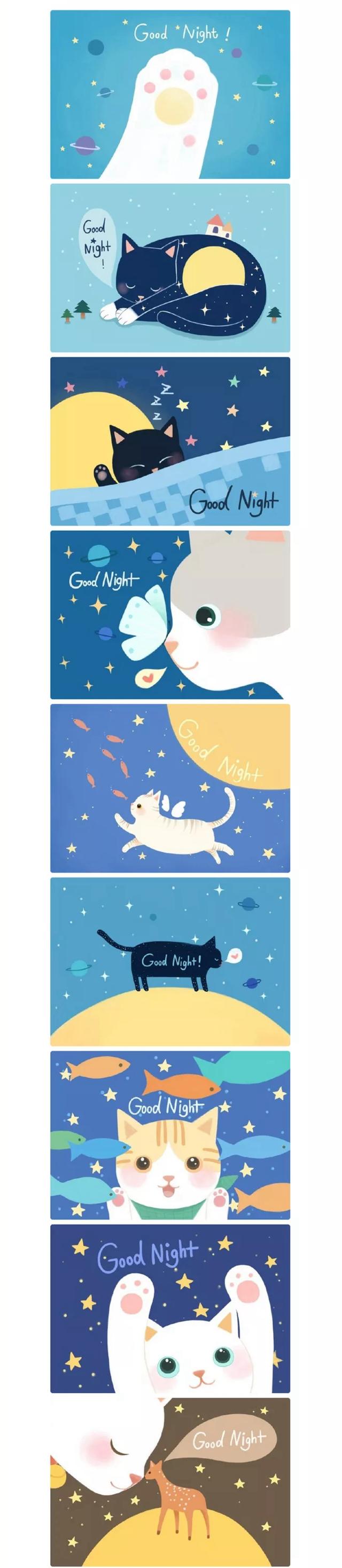 手绘猫图，手绘猫图片头像（手账素材丨可爱的小猫咪怎么画）