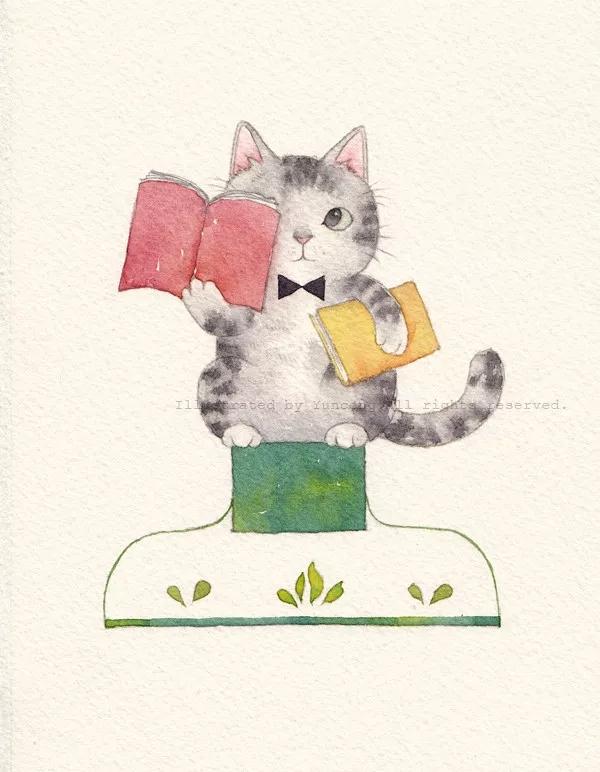 手绘猫图，手绘猫图片头像（手账素材丨可爱的小猫咪怎么画）