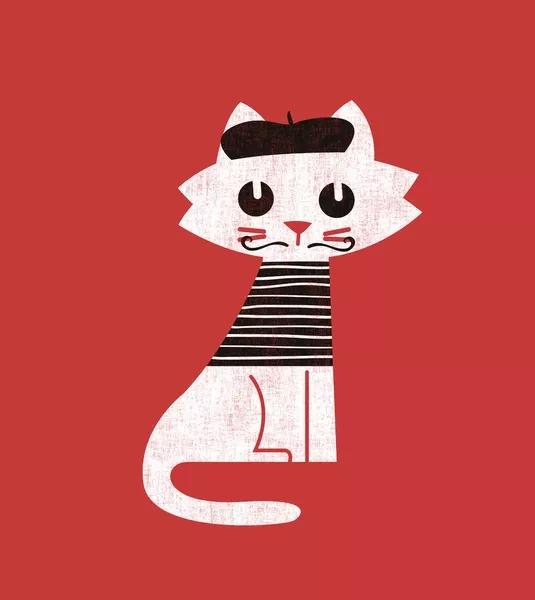 手绘猫图，手绘猫图片头像（手账素材丨可爱的小猫咪怎么画）