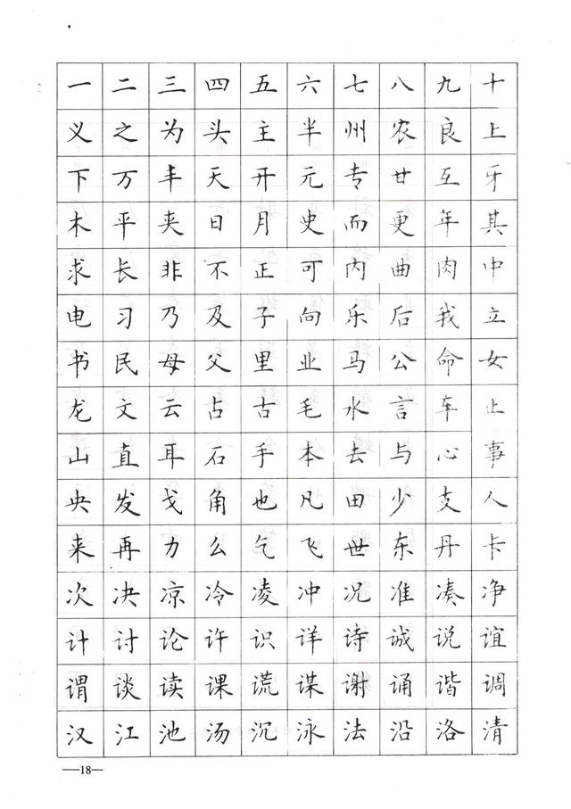 练字必练的1000个字,怎么样练好字(卢中南硬笔楷书书法常用字1000字) 练字必练的1000个字,怎么样练好字(卢中南硬笔楷书书法常用字1000字)