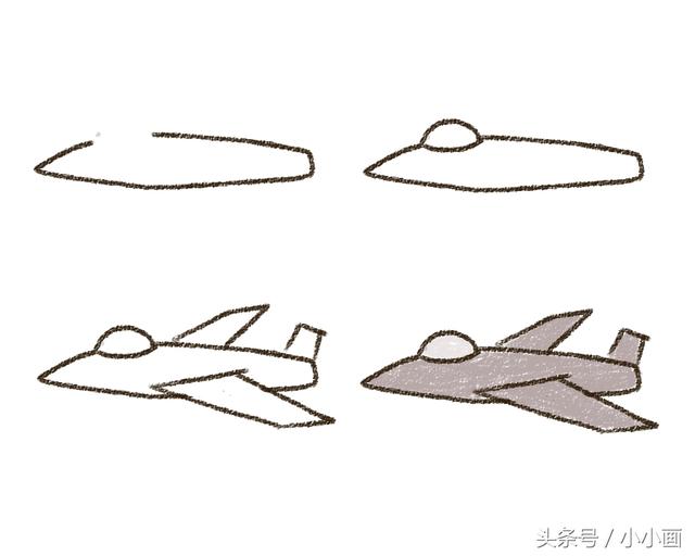 战斗机怎么画，坦克军舰战斗机的简笔画（战斗机怎么画简单又好看）