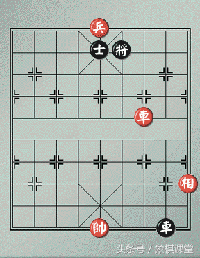 象棋海底捞月杀法，趣味象棋之海底捞月（象棋实战杀局技巧之五十二）