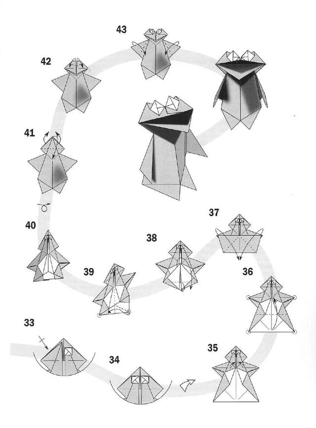 纸青蛙怎么叠，折一只“呱太”吧