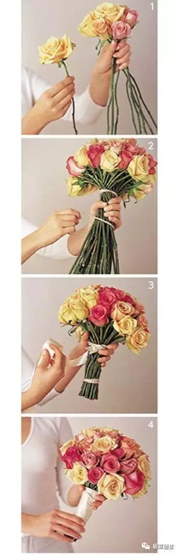 玫瑰花怎么包装，玫瑰花的包法大全图解 （国外花束包装的N种方式）