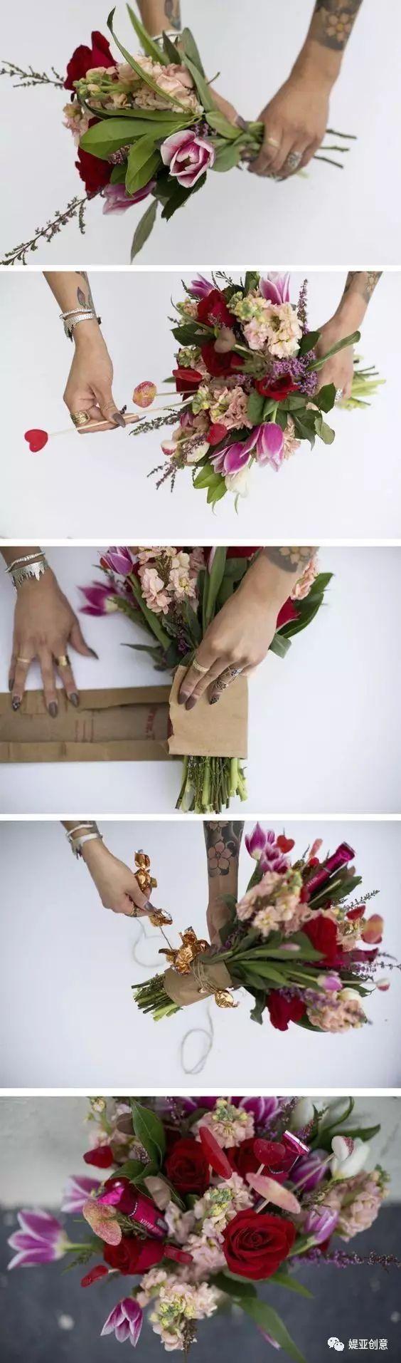 玫瑰花怎么包装，玫瑰花的包法大全图解 （国外花束包装的N种方式）