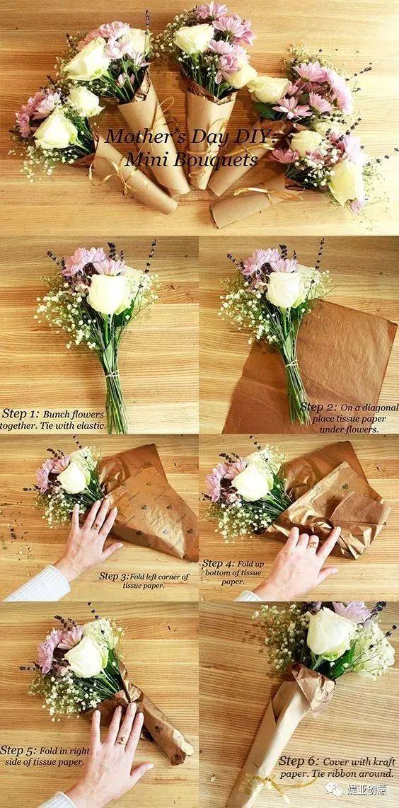 玫瑰花怎么包装，玫瑰花的包法大全图解 （国外花束包装的N种方式）