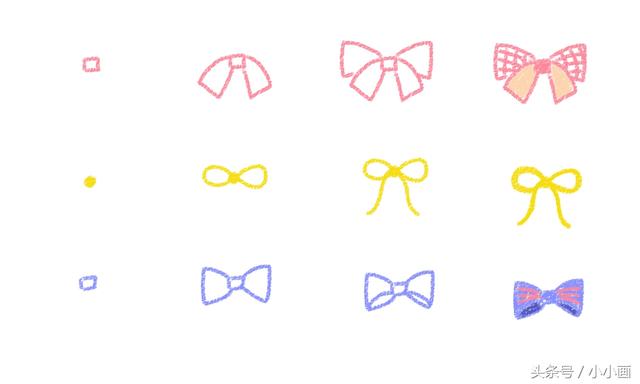 蝴蝶结怎么画简单好看，如何画蝴蝶结简笔画（超简单就能画出可爱的蝴蝶结简笔画手账）