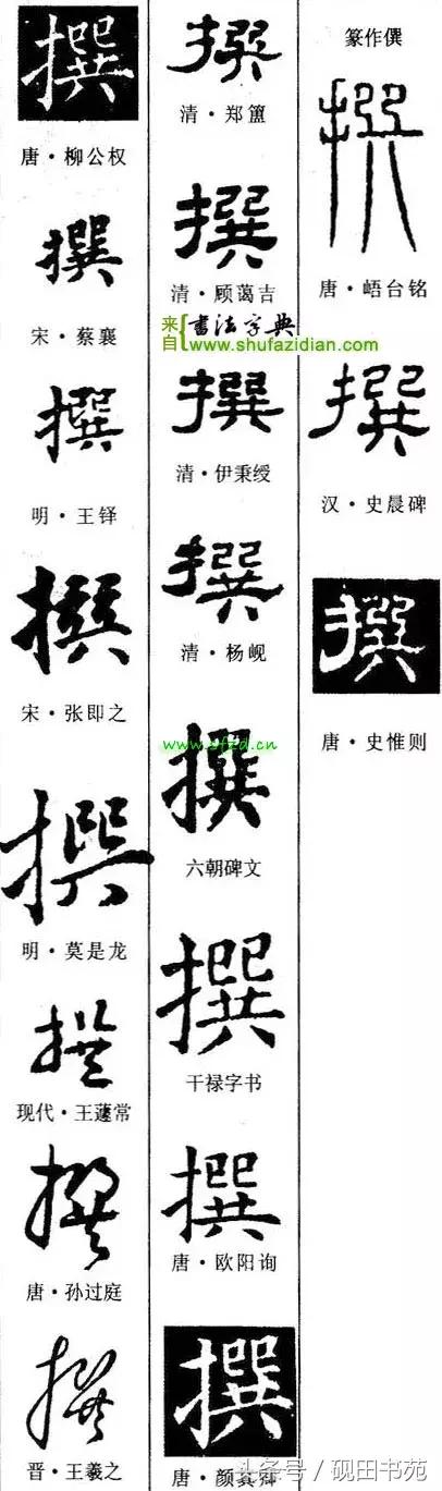 撰什么意思解释，撰字笔画笔顺（每日一字：撰<1126>）