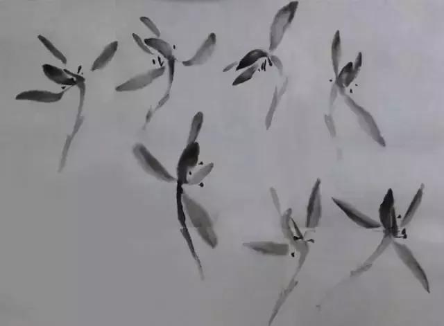 怎样简单画兰花，怎样简单画猴子（一学就会：兰花的写意画法）