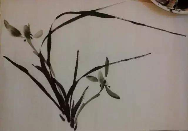 怎样简单画兰花，怎样简单画猴子（一学就会：兰花的写意画法）