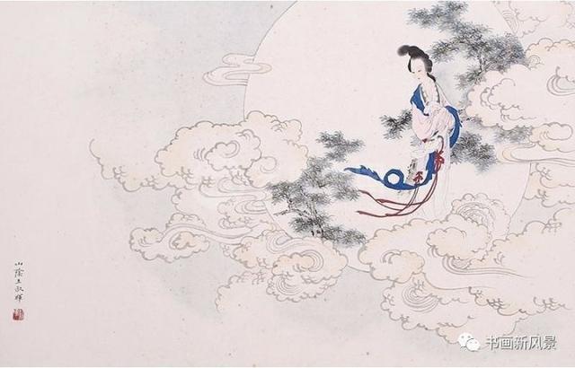 嫦娥怎么画简单又漂亮，如何画嫦娥简笔画（中秋：赏国画中最美的嫦娥）