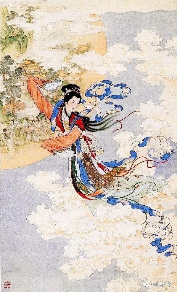 嫦娥怎么画简单又漂亮，如何画嫦娥简笔画（中秋：赏国画中最美的嫦娥）