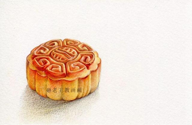 中秋节怎么画简单，最简单中秋节画法（中秋节过了，吃月饼，画月饼）
