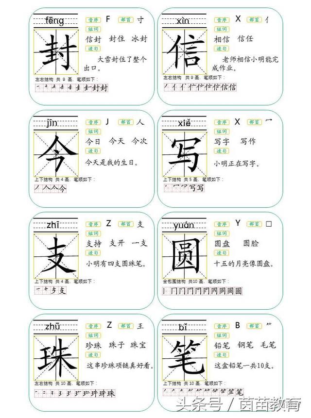 鲜多音字组词，鲜花的鲜多音字组词（部编二年级上册语文《一封信》）