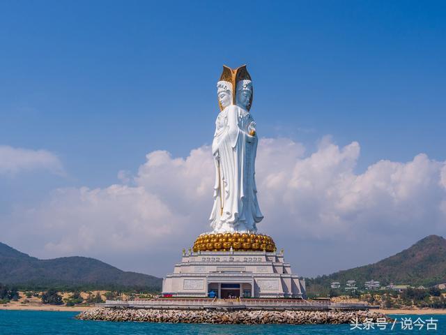 三亚的观音和普陀山，最大的高108米投资近8亿