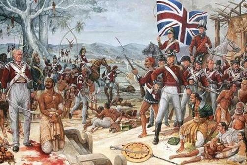 几几年印度完全沦为英国殖民地，饿死上千万人不算事