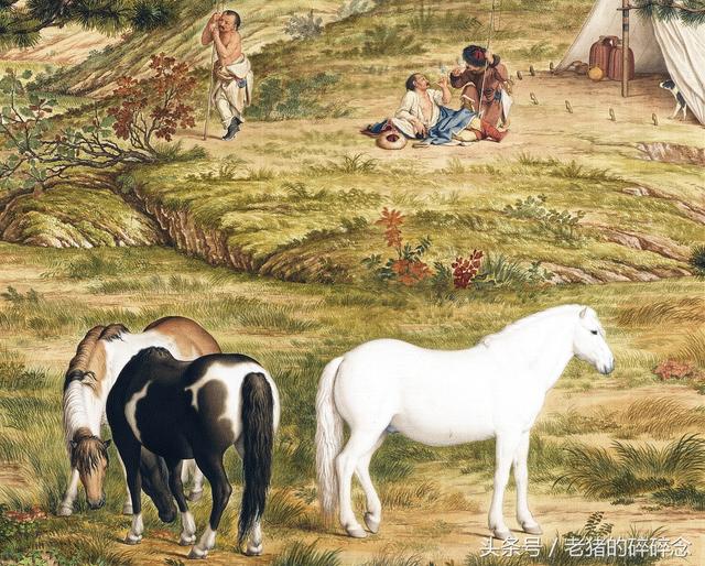 百骏图作者是谁，百骏图作者是谁画的（郎世宁笔下的传世名画之《百骏图》）