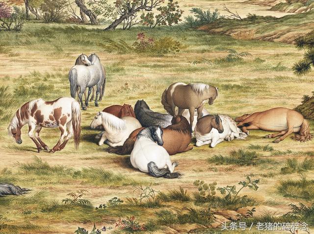 百骏图作者是谁，百骏图作者是谁画的（郎世宁笔下的传世名画之《百骏图》）