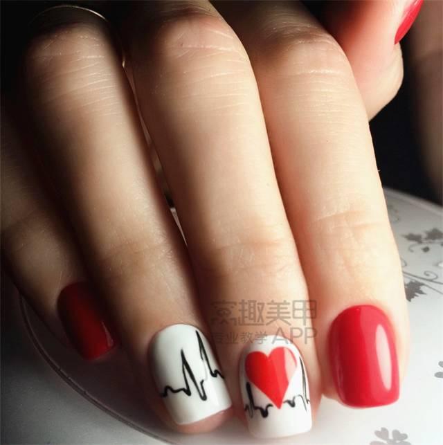 各种线条美甲图片，简约线条美甲图（超百搭的线条美甲）