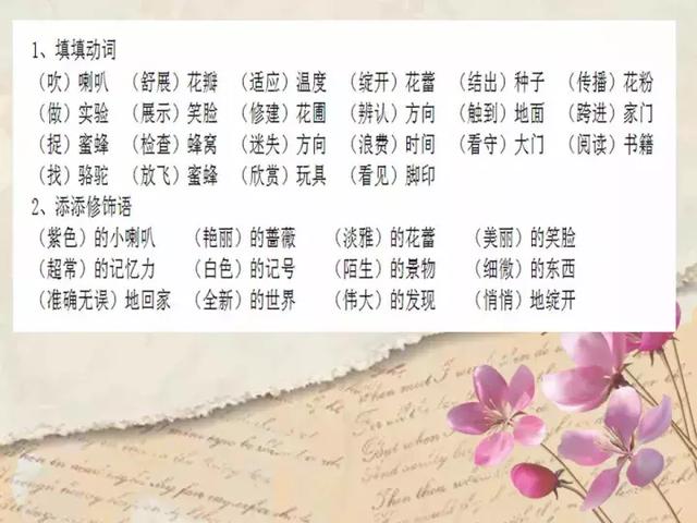 欣然怒放的意思，欣然怒放的意思是什么（三年级语文上册第四单元知识点复习）