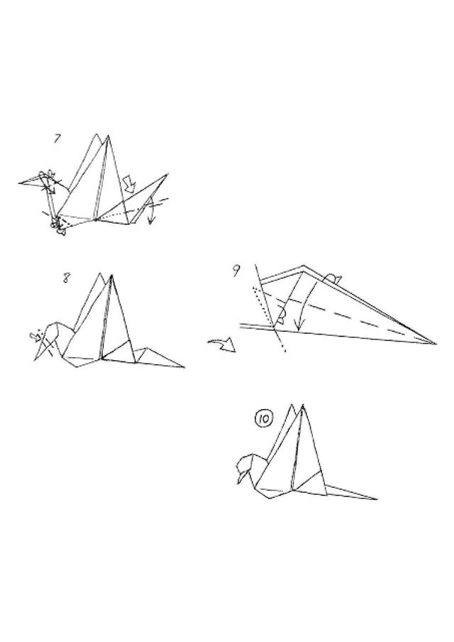 鸟怎么折纸，小鸟手工折纸（折一只会扇翅膀的小鸟吧）