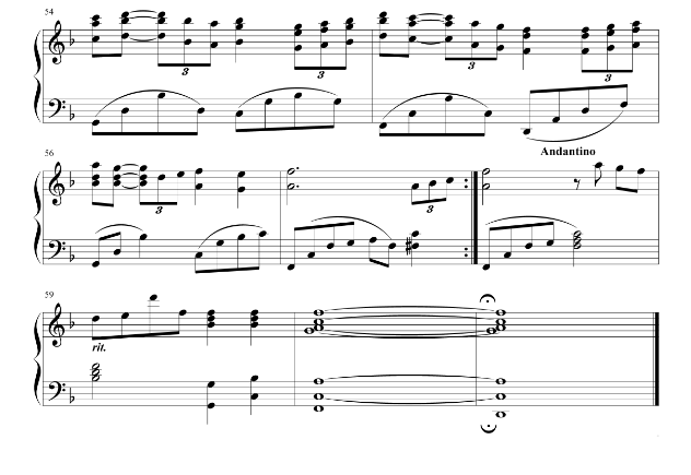 最简单音乐五线谱，推荐1首流行歌曲的钢琴五线谱