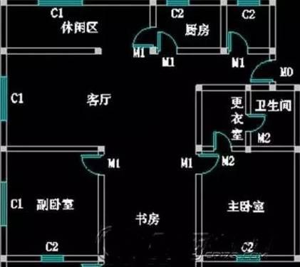 cad门怎么画，cad中怎么绘制房间门（CAD绘制户型图全步骤）