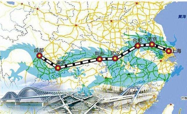 上海到成都的高铁，高铁线路图上海到成都（上海到成都高铁只要7小时）