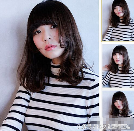 梨花头染什么颜色，梨花色头发是什么颜色（简约OL风梨花头）