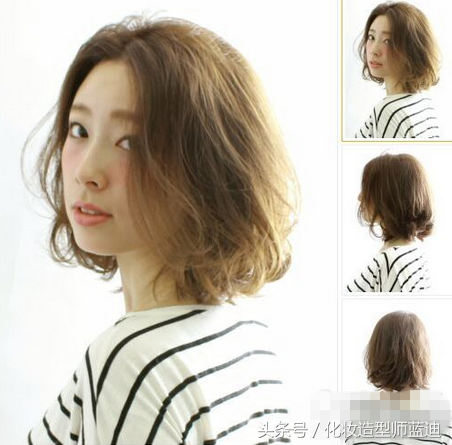 梨花头染什么颜色，梨花色头发是什么颜色（简约OL风梨花头）