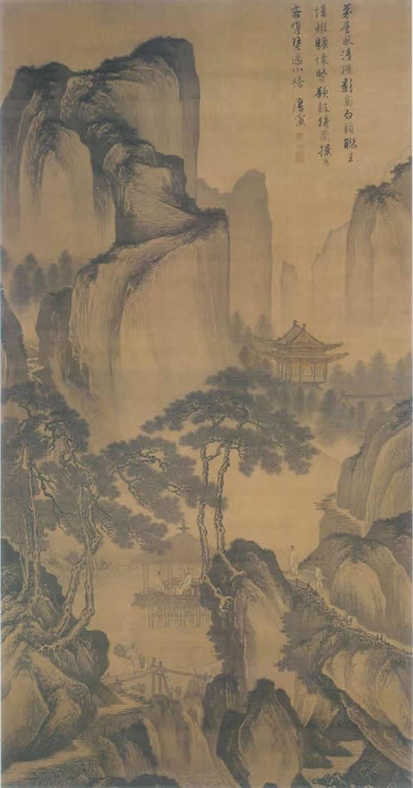 唐伯虎的画有哪些，唐伯虎的画有哪些真迹（唐寅<唐伯虎>山水画欣赏）