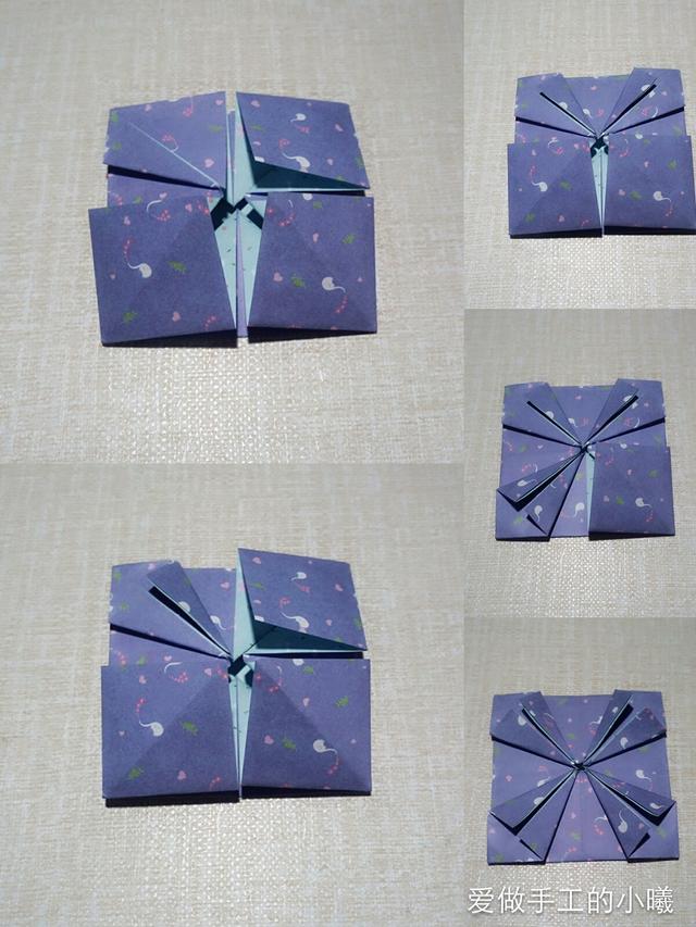 八瓣花的折剪方法，手工八瓣花的剪法视频（八瓣花折纸教程）