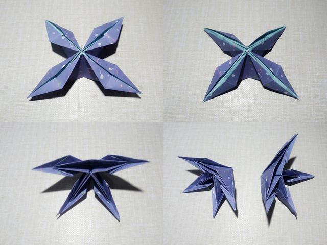 八瓣花的折剪方法，手工八瓣花的剪法视频（八瓣花折纸教程）