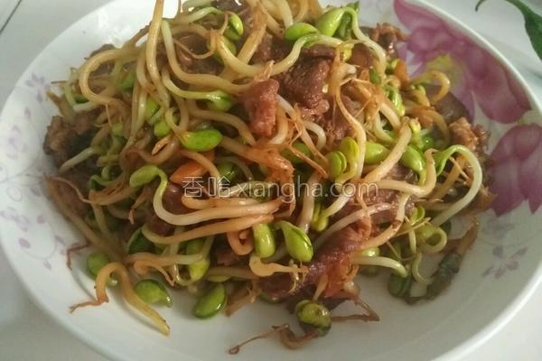 如何做豆芽炒肉好吃，小豆芽炒肉怎么做好吃（黄豆芽炒肉片）